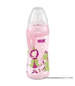 NUK Active Cup with clip and spout 300 ml Rose
